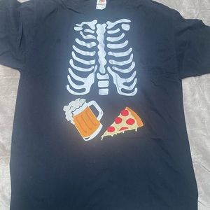 Mens skeleton shirt size large